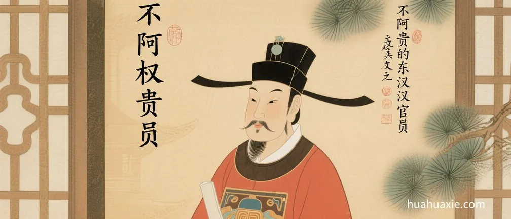不阿权贵的东汉官员
