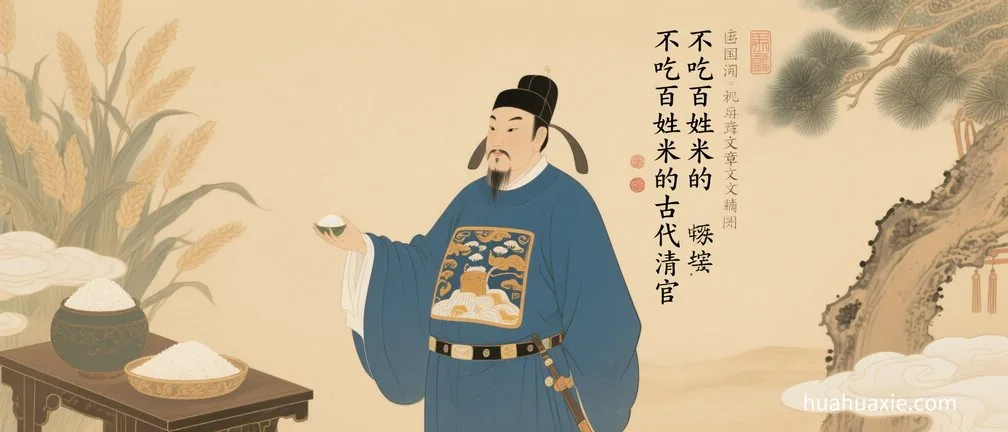 不吃百姓米的古代清官