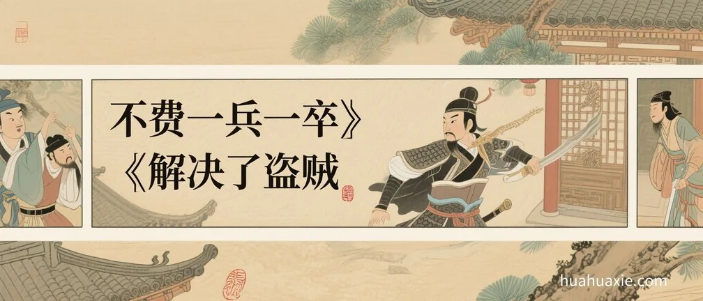 不费一兵一卒　解决了盗贼
