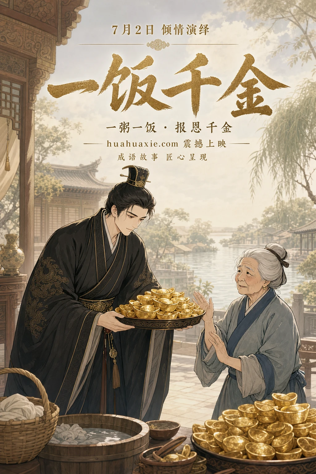 【成语故事】一饭千金