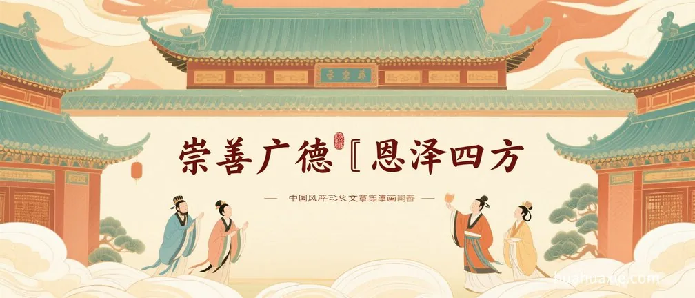 崇善广德　恩泽四方