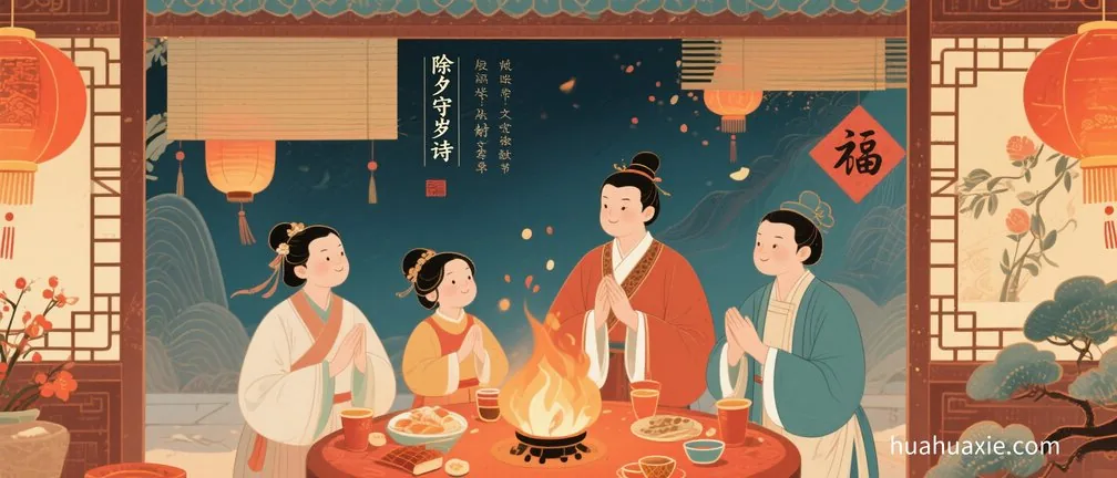 除夕守岁诗话