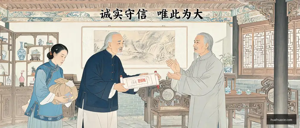 【传统文化】诚实守信　唯此为大