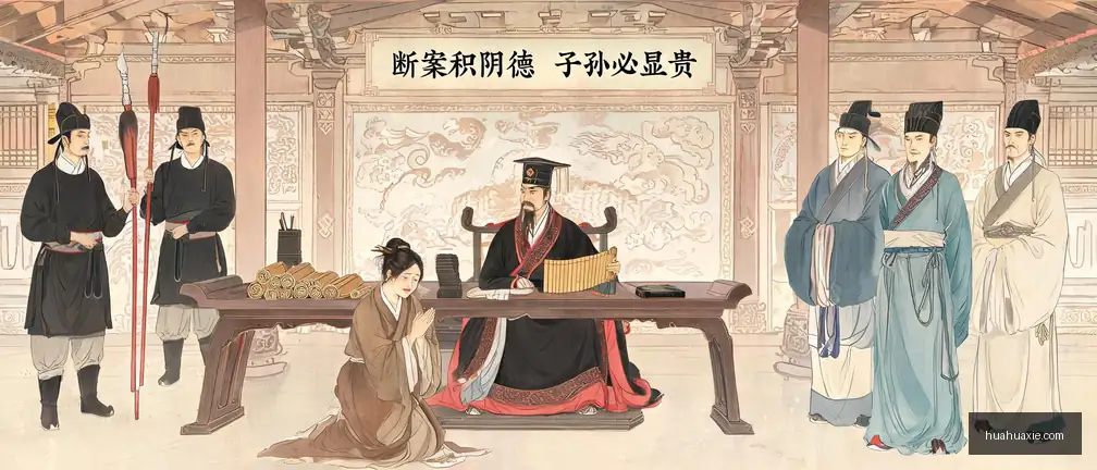 【传统文化】断案积阴德　子孙必显贵
