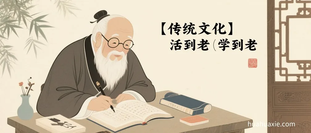 【传统文化】活到老　学到老