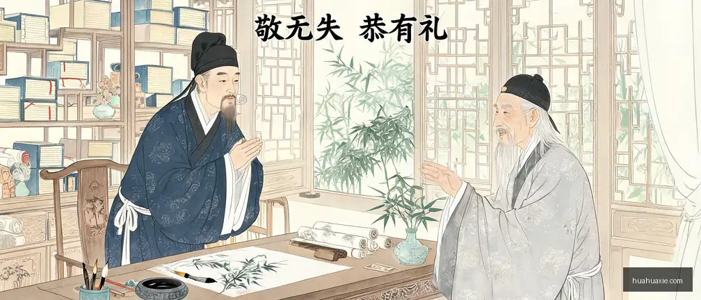 【传统文化】敬无失　恭有礼