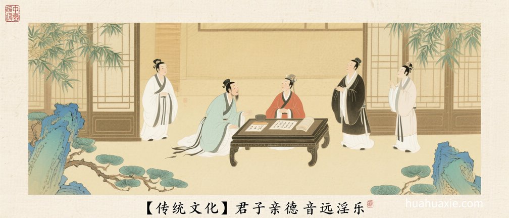 【传统文化】君子亲德音远淫乐