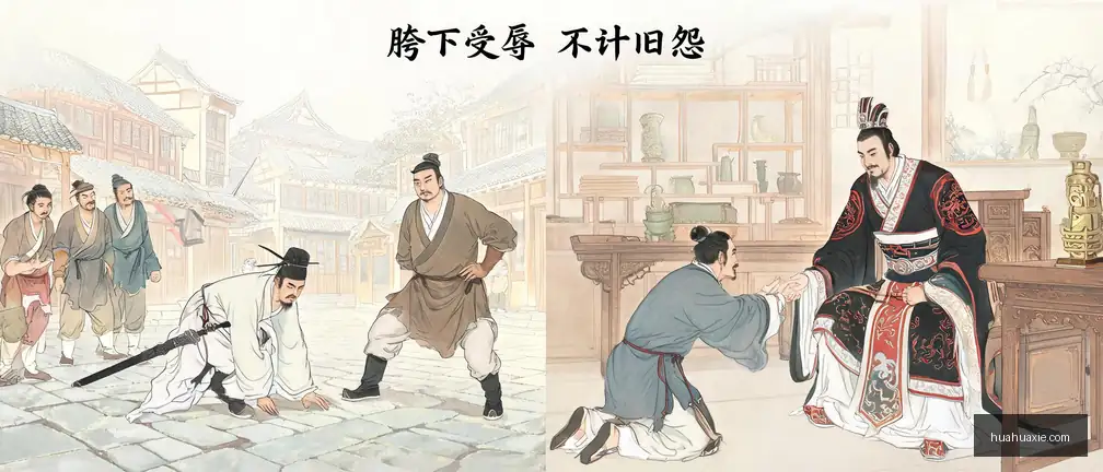 【传统文化】胯下受辱　不计旧怨