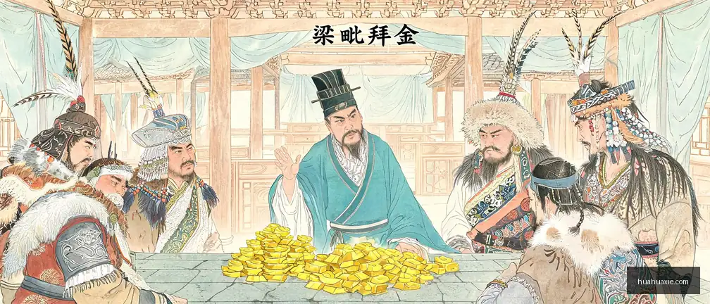 【传统文化】梁毗拜金