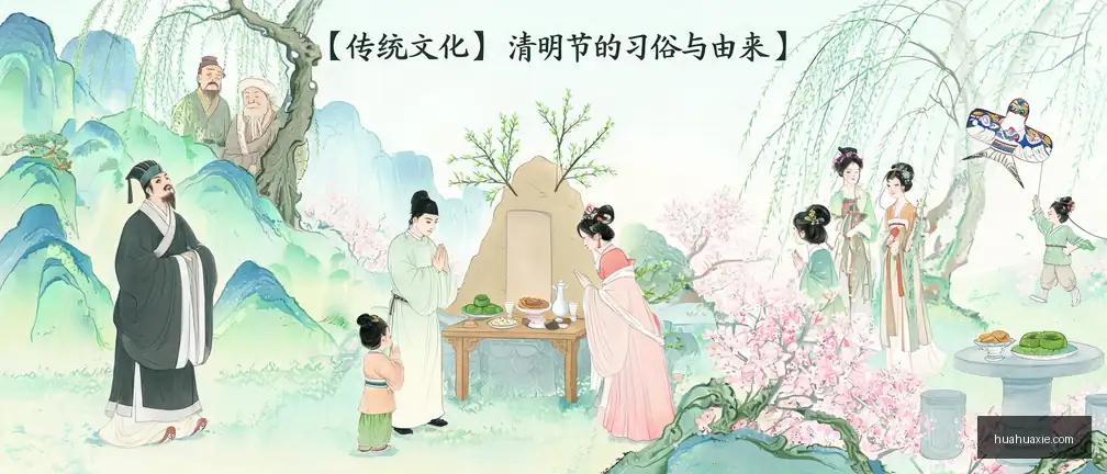 【传统文化】清明节的习俗与由来