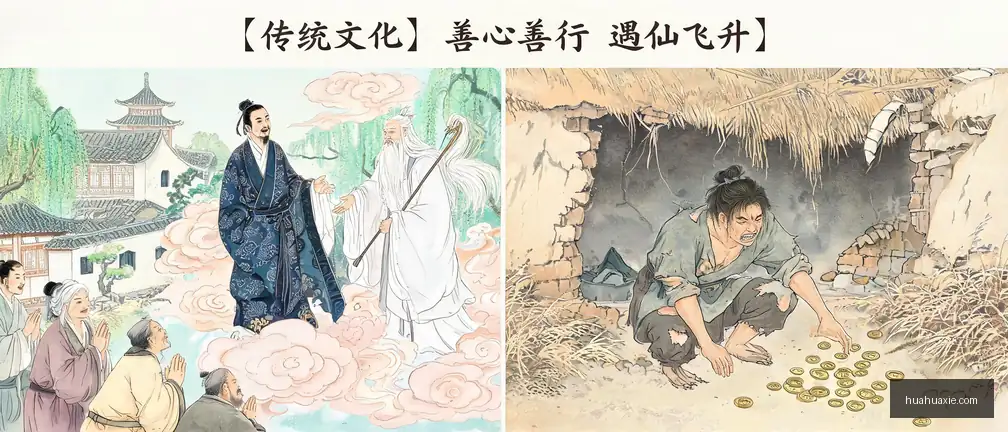 【传统文化】善心善行　遇仙飞升