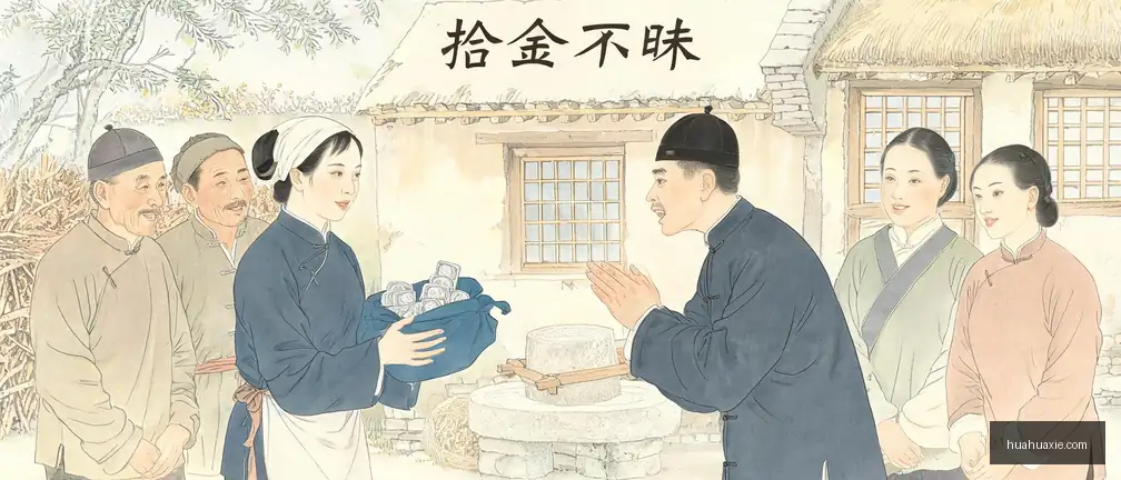 【传统文化】拾金不昧匾