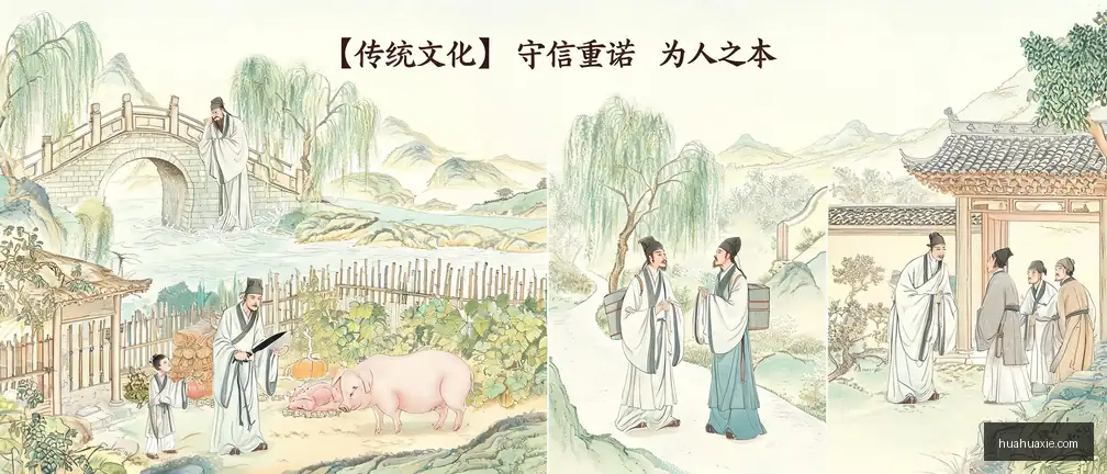 【传统文化】守信重诺　为人之本