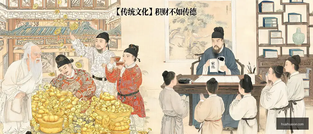 【传统文化】为儿孙积钱财，不如教子孙修身重德