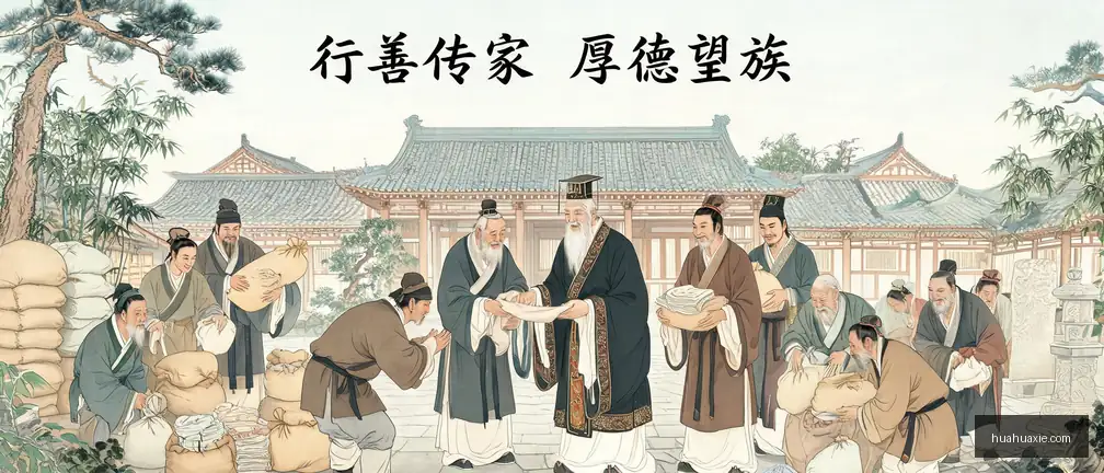 【传统文化】行善传家　厚德望族