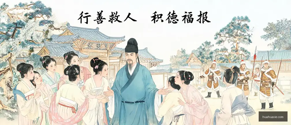 【传统文化】行善救人　积德福报