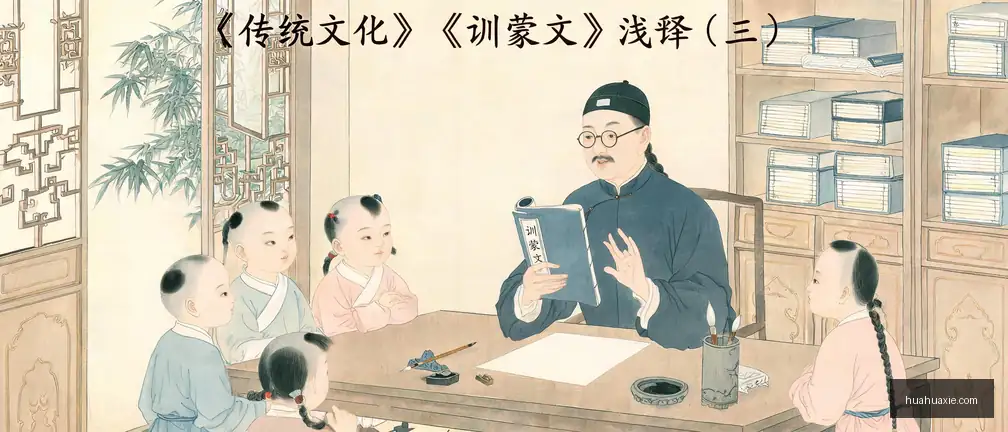 【传统文化】《训蒙文》浅译（三）