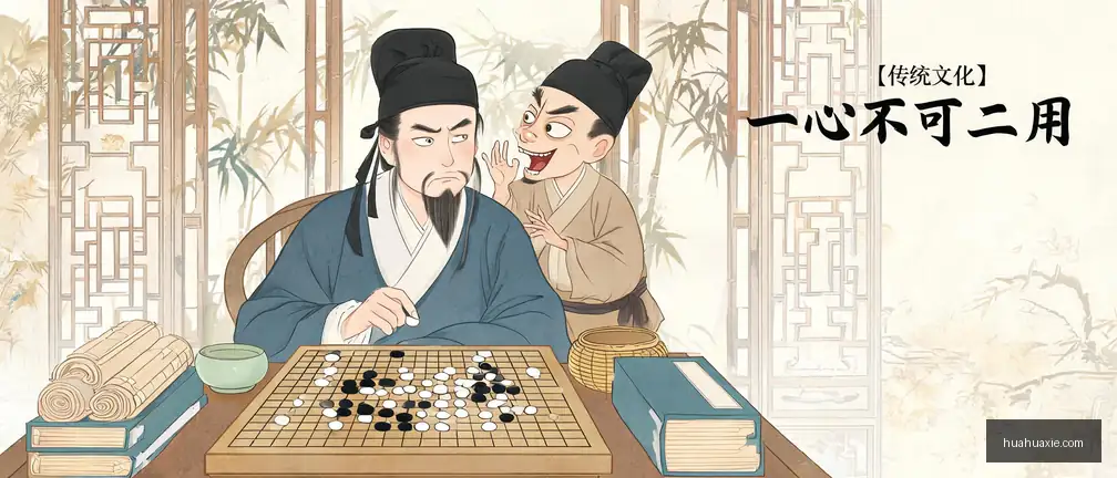 【传统文化】一心不可二用