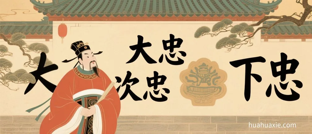 大忠 次忠 下忠