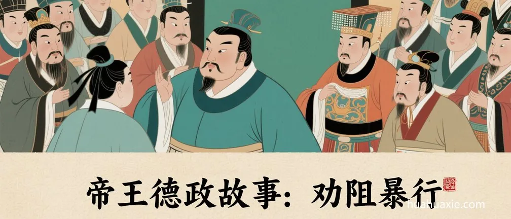 帝王德政故事：劝阻暴行