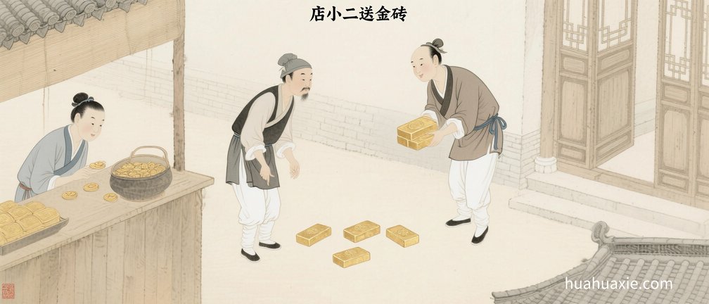 店小二送金砖