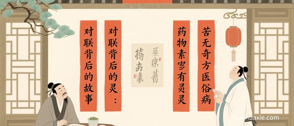 对联背后的故事：药物素有灵　苦无奇方医俗病