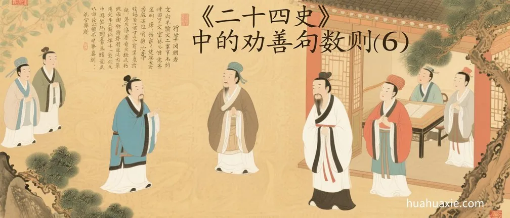 《二十四史》中的劝善名句数则(6)