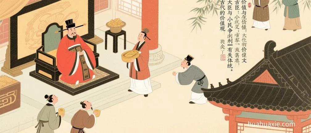 古代的价值观：大臣与小民争利　有失体统
