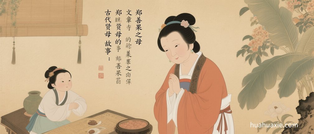 古代贤母的故事：郑善果之母