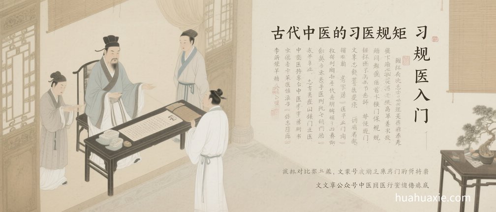 古代中医的习医规矩