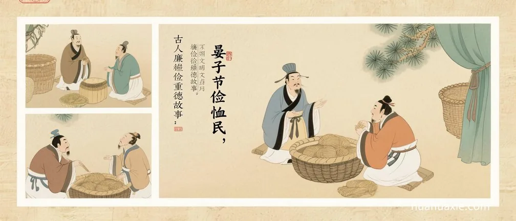 古人廉俭重德故事：晏子节俭恤民