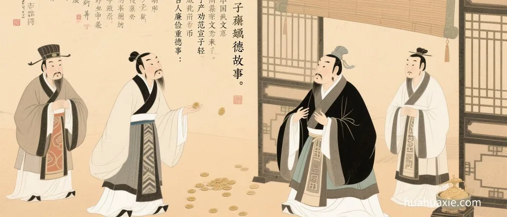 古人廉俭重德故事：子产劝范宣子轻币