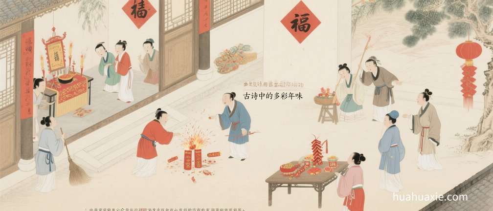 古诗中的多彩年味
