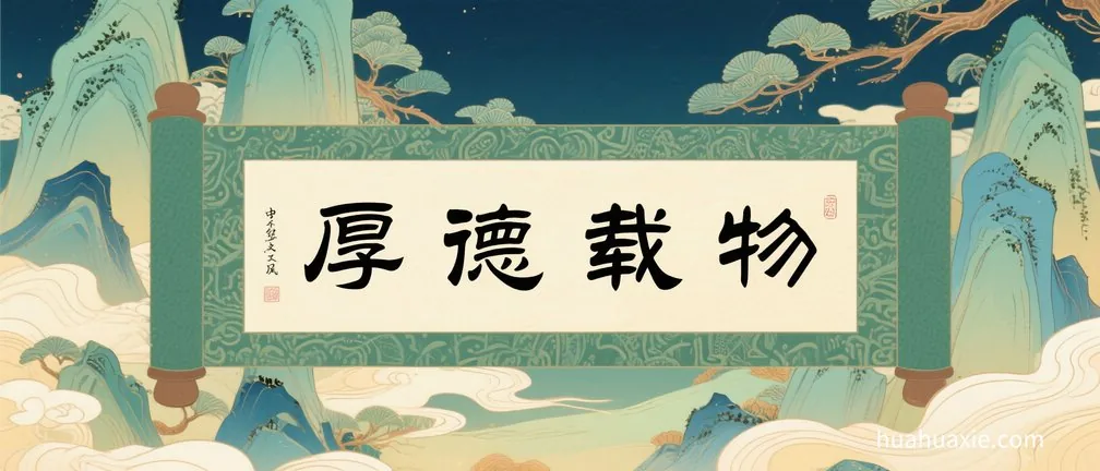 厚德载物