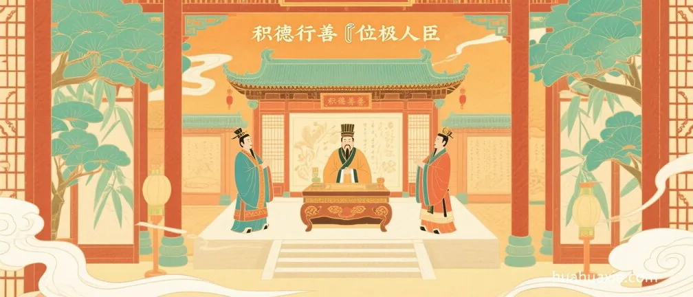 积德行善　位极人臣