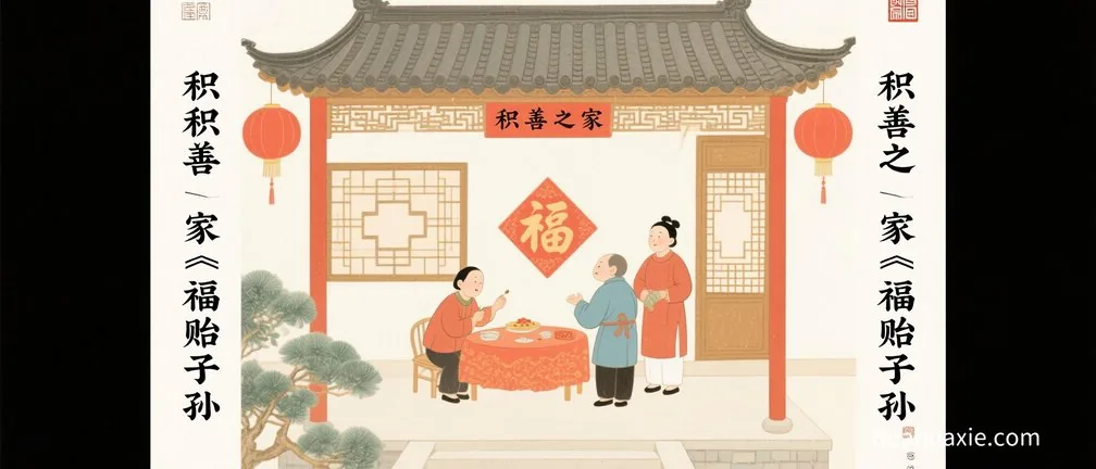 积善之家　福贻子孙