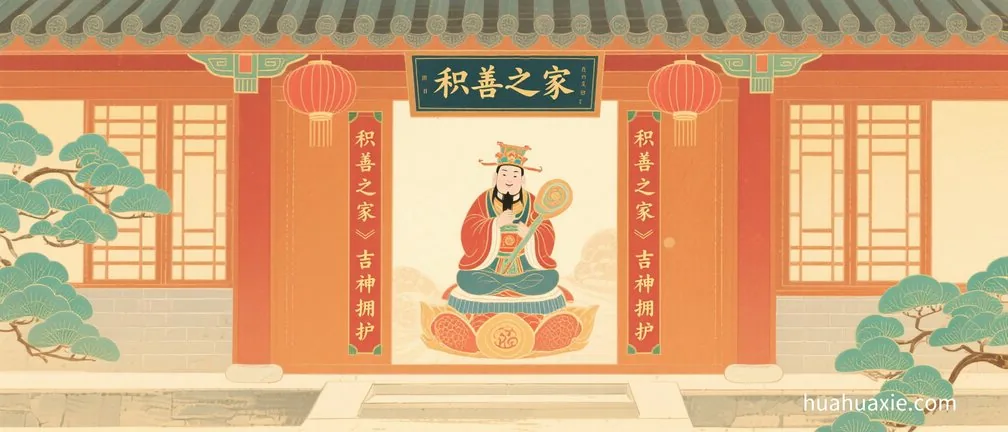 积善之家　吉神拥护
