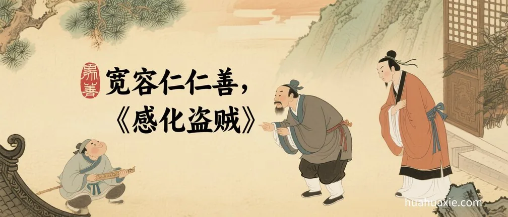宽容仁善　感化盗贼