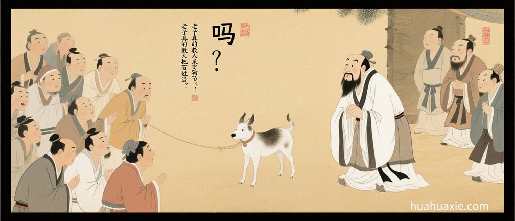 老子真的教人把百姓当“刍狗”吗？