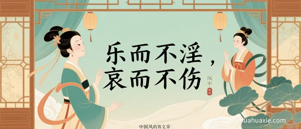乐而不淫，哀而不伤