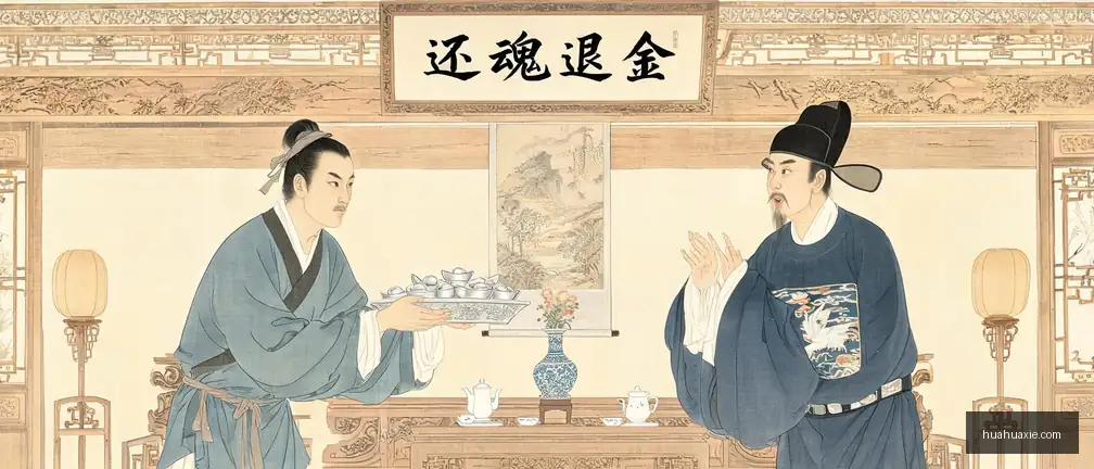 历史故事：亡灵借体退赃，坚持操守清白