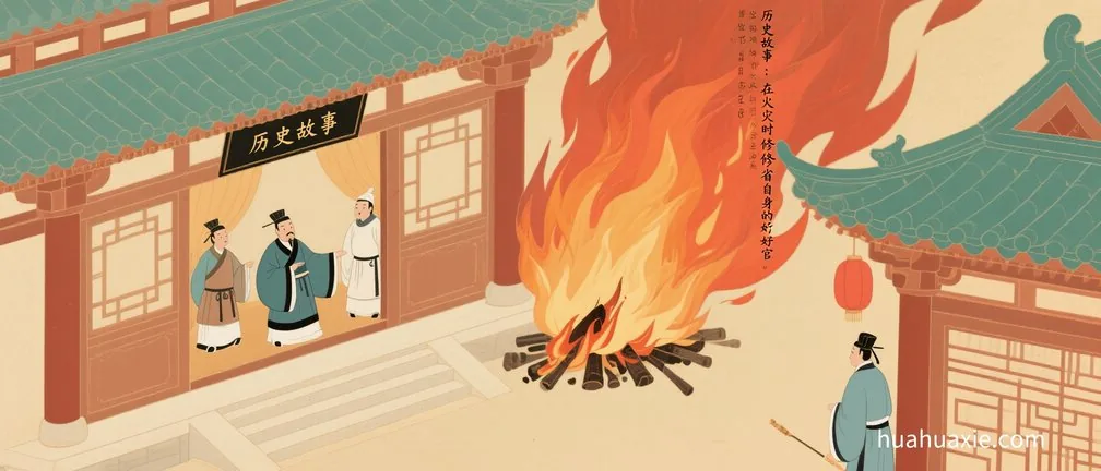历史故事：在火灾时修省自身的好官