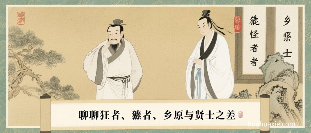 聊聊狂者、獧者、乡原与贤士之差