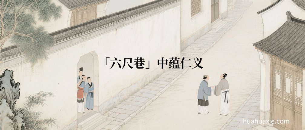 「六尺巷」中蕴仁义
