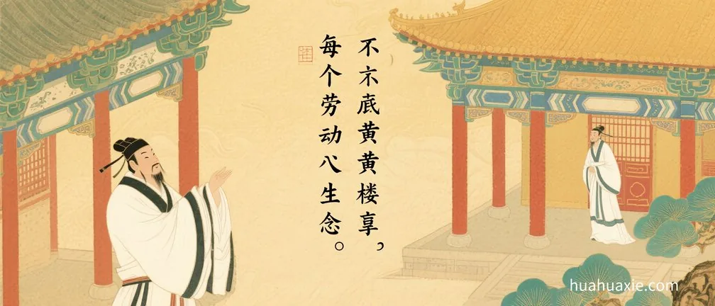 “每劳苍生念，不以黄屋尊”