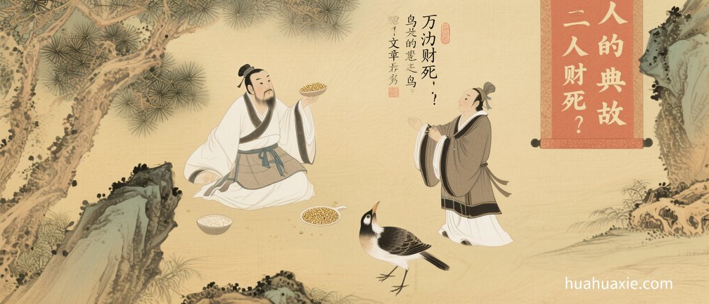 “人为财死、鸟为食亡”的典故