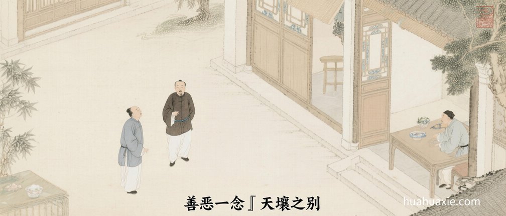 善恶一念　天壤之别