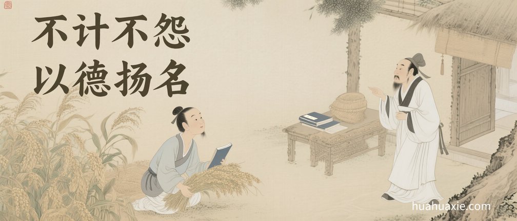 【神传文化】不计不怨　以德扬名