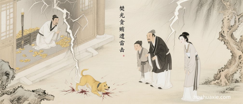 【神传文化】樊光贪贿遭雷击