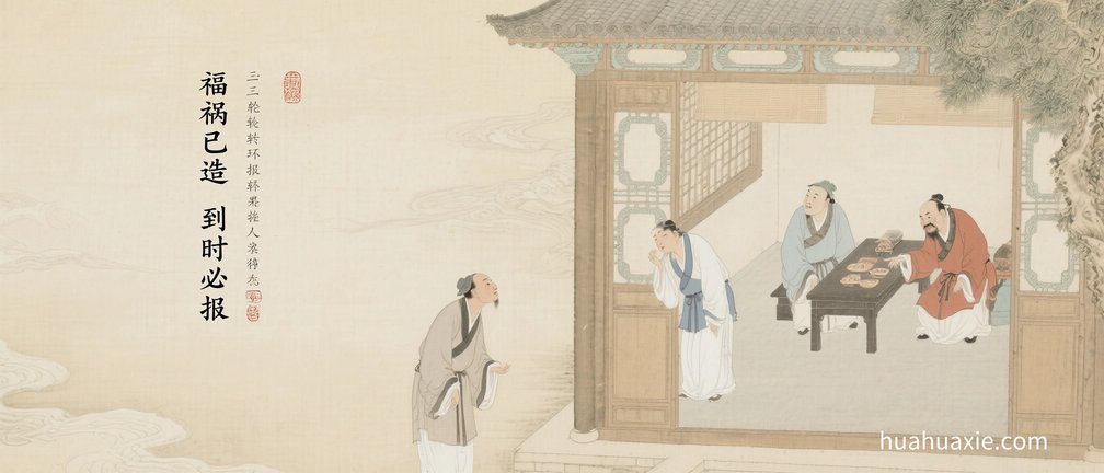 【神传文化】福祸已造　到时必报